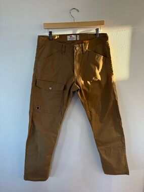 Fjallraven Men's Tan Cargo Pants